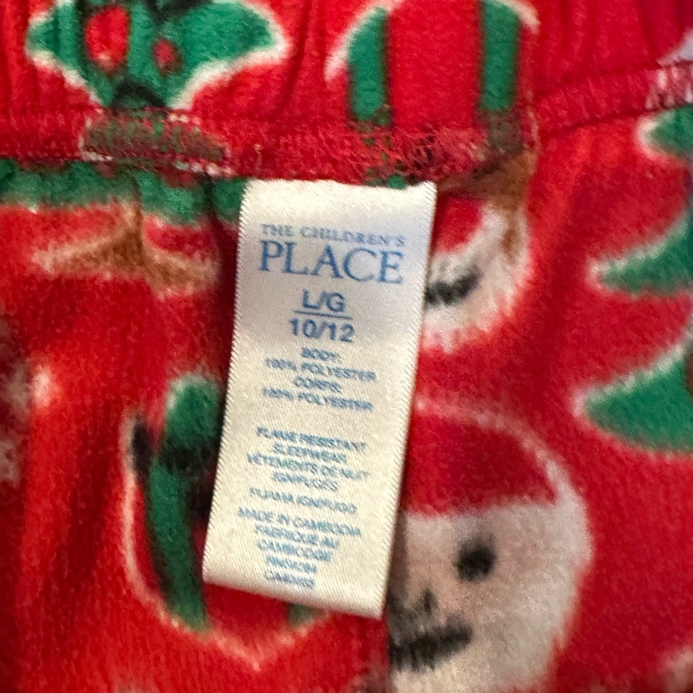 Children's Place Christmas Pajamas- Sz L- Worn Once!!! - Picture 5 of 5